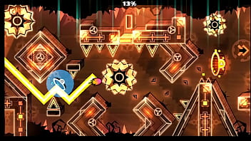 Verifico flamwall a 30 fps en geometry dash mientras me hago una paja