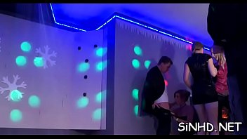 Seductive dancing with takingly glamorous babes