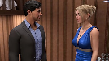 Race of life #04 busty brunette college teacher milf waits eagerly for my juicy cum