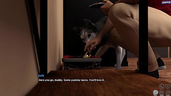 Race of life #04 busty brunette college teacher milf waits eagerly for my juicy cum