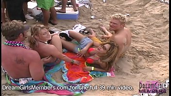 Coeds strip topless in texas wet t contest Coeds strip topless in texas wet t contest