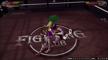 Cassie vs jennifer nf3d female mma combat ring