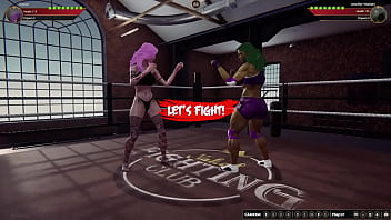 Cassie vs jennifer nf3d female mma combat ring