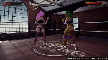 Cassie vs jennifer nf3d female mma combat ring