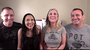 Desperate amateurs casting hot big tit milfs emma charlie nikki and misty get their tight pussies banged hard by big hard cock