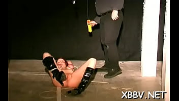 Alluring chick is showing her juice sissy