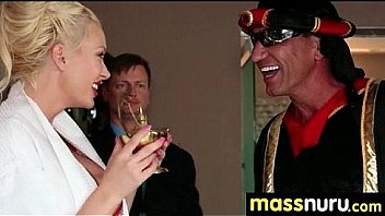 Lucky client gets a full service massage 16