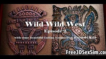 Two sexy 3d cartoon hotties sucking and fucking a stud