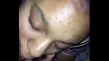 Ebony hs 18yrs teen sucking dick