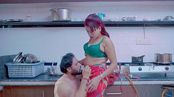 Super sexy newly married bhabhi fucked hard by her devar in the kitchen