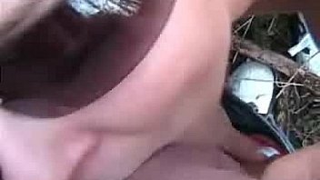 Outdoor blowjob