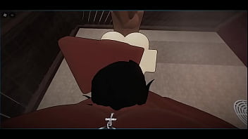 Joven perdida se encuentra con dos enormes bbc