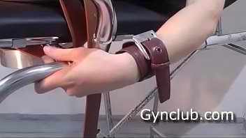 Girl on a gyno chair new gyno video medical fetish