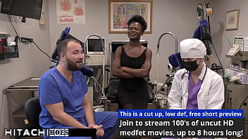 Freshman gets mandatory hitachi orgasm from doctor tampa rina arem