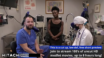 Freshman gets mandatory hitachi orgasm from doctor tampa rina arem