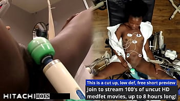 Freshman gets mandatory hitachi orgasm from doctor tampa rina arem