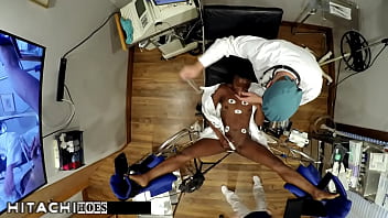 Freshman gets mandatory hitachi orgasm from doctor tampa rina arem