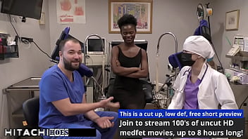 Freshman gets mandatory hitachi orgasm from doctor tampa rina arem