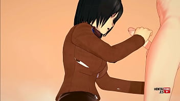 Shingeki no kyojin hentai shifting mikasa’s decisive jerk drive culminates in eren's depth charges Shingeki no kyojin hentai shifting mikasa’s decisive jerk drive culminates in eren's depth charges