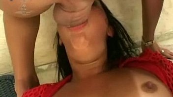 Latina chick showing her gaping asshole