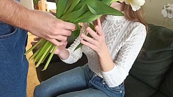 Gave her flowers and creampied teen cowgirl missionary creampie pov 18 years old
