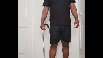 Good morning getting undressed to spread buttocks open