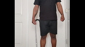 Good morning getting undressed to spread buttocks open