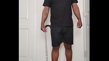 Good morning getting undressed to spread buttocks open