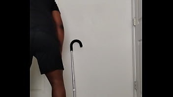 Good morning getting undressed to spread buttocks open