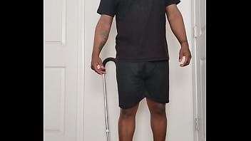 Good morning getting undressed to spread buttocks open