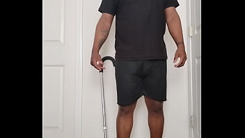 Good morning getting undressed to spread buttocks open