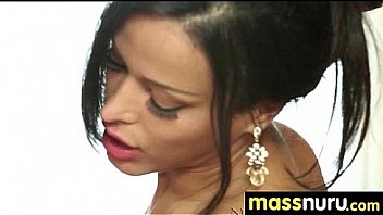 Slippery nuru massage for lucky dude 2