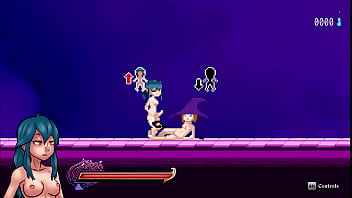 Nayla's castle sexy witch trains futa girl