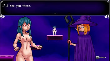 Nayla's castle sexy witch trains futa girl