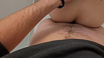 Petite girl moans in toilet