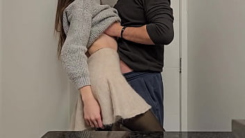 Petite girl moans in toilet