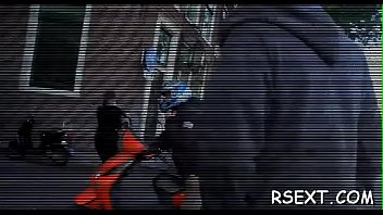 Racy brunette girlfriend jessica enjoys fast fucking