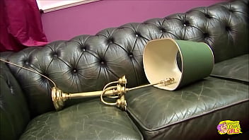 Blonde and brunette hotties eat out each other in a hot session