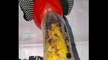 Hot and sexy tomato was seduced