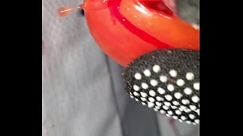 Hot and sexy tomato was seduced