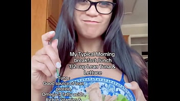 My typical morning breakfast 1 2 cup lean tuna & lettucegeorgia