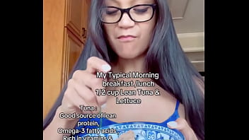My typical morning breakfast 1 2 cup lean tuna & lettucegeorgia