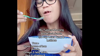 My typical morning breakfast 1 2 cup lean tuna & lettucegeorgia