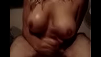 I cum over angie's tits