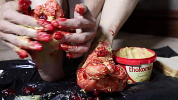 Peanut butter jelly & a foot fetish fantasy