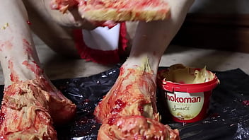 Peanut butter jelly & a foot fetish fantasy