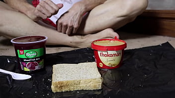 Peanut butter jelly & a foot fetish fantasy