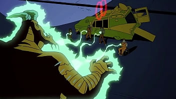 Tight teen busted by some ghosts happy halloween