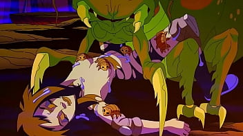 Tight teen busted by some ghosts happy halloween