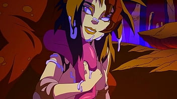 Tight teen busted by some ghosts happy halloween